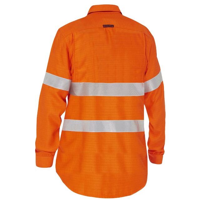 BL8339T Apex 160 Womens Taped Hi Vis Ripstop Vented Shirt