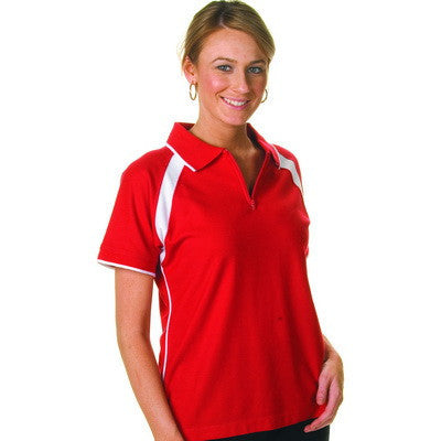 5246 Contrast Raglan Polo