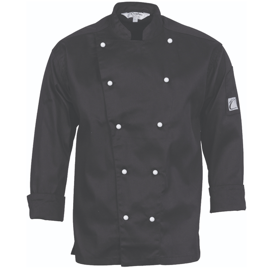 1106 Chef Jacket Black
