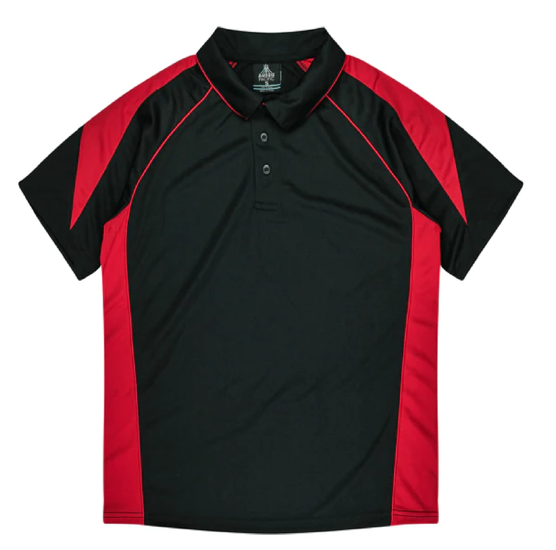 1301 Polo Black Red