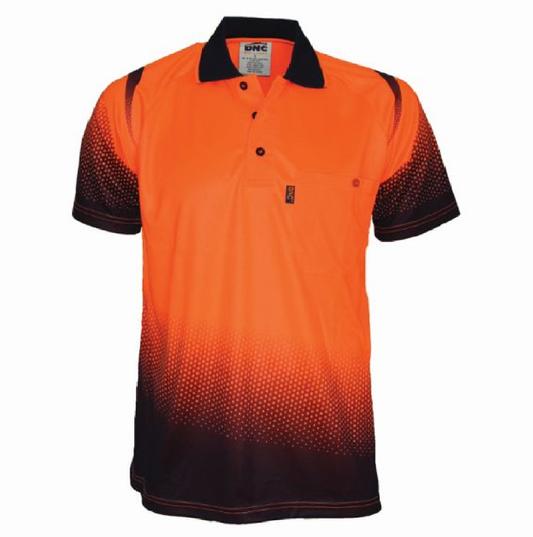 3568 Hi Vis Polo Orange
