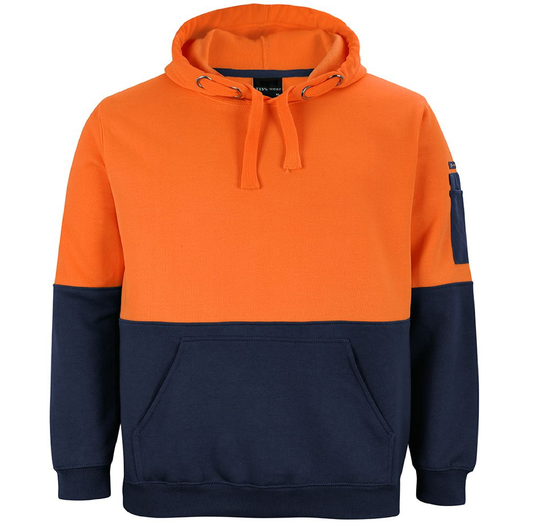 6HVPH Hi Vis Hoodie Orange Navy