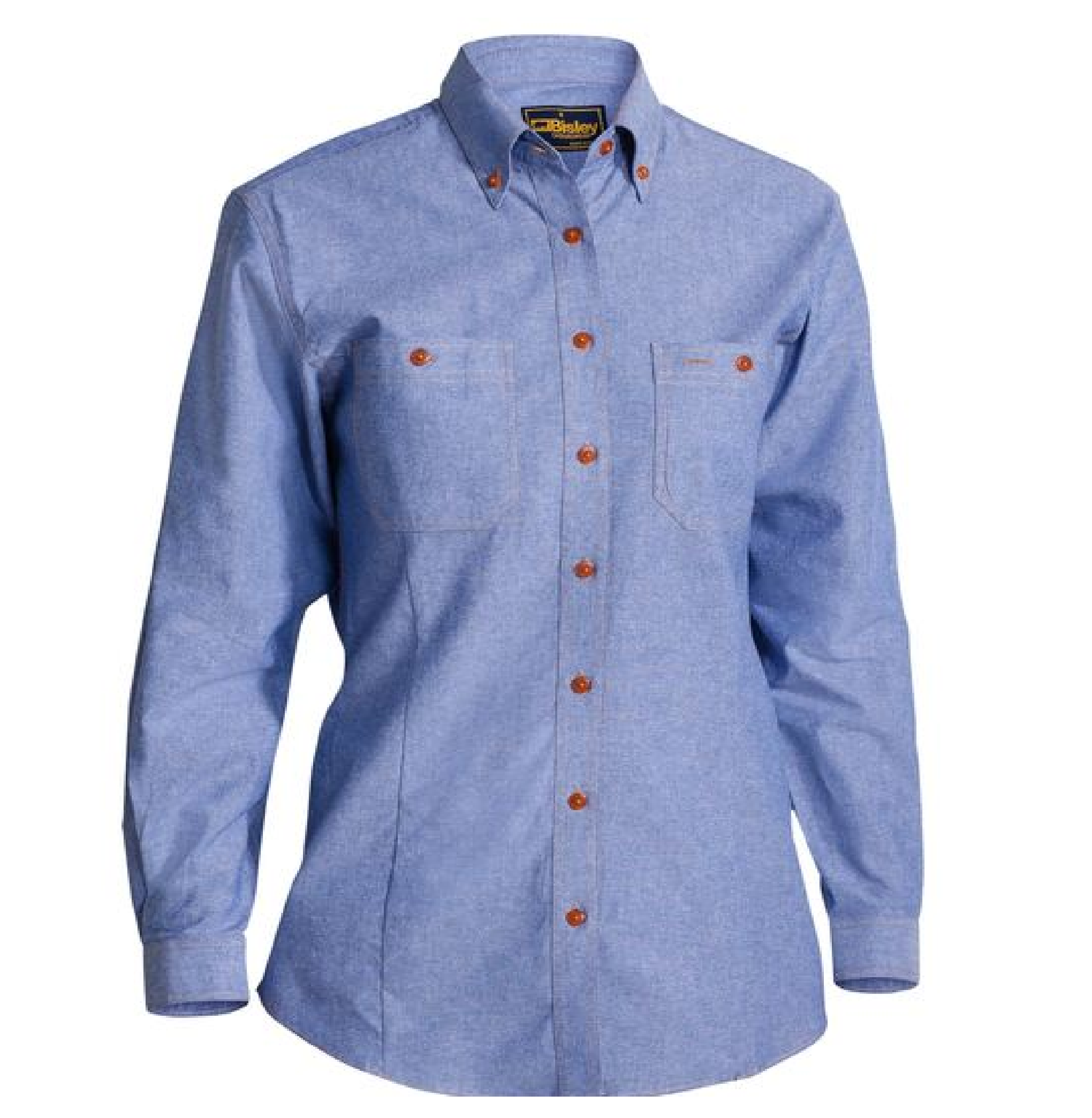 B76407L Ladies Chambray Shirt