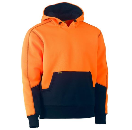 BK6619 Hi Vis Hoodie Orange Navy