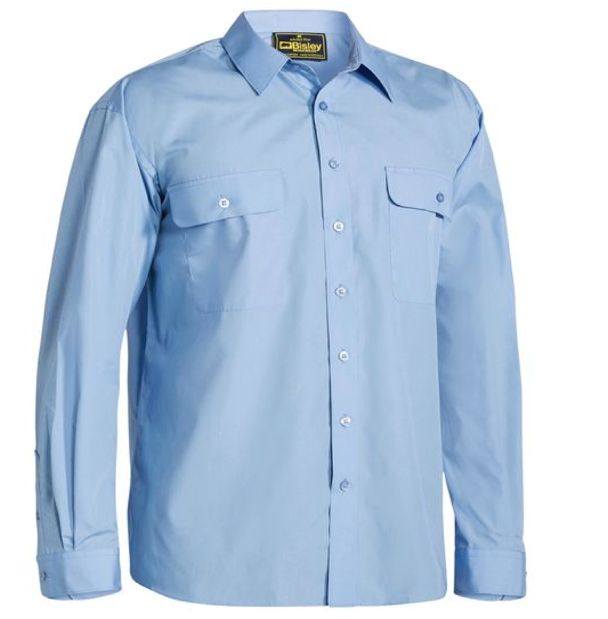 BS6526 Work Shirt Sky