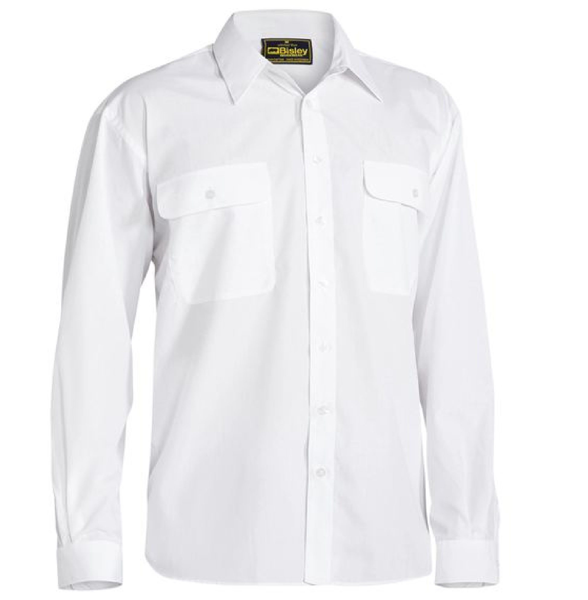 BS6526 Work Shirt White