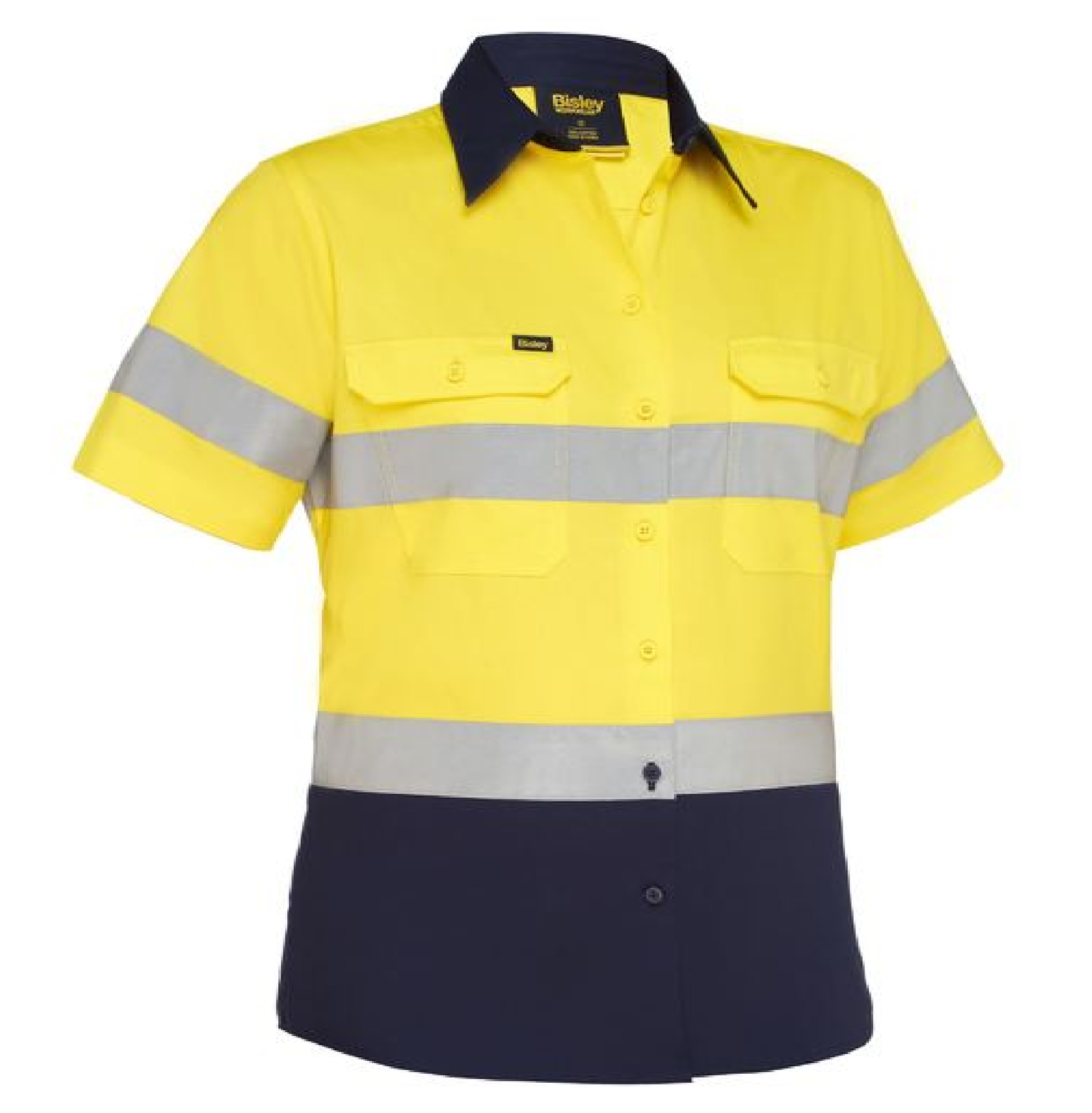 BL1896 Yellow Navy Hi Vis Shirt